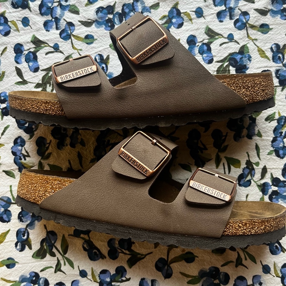 Arizona Birko-Flor Dark Brown Birkenstock